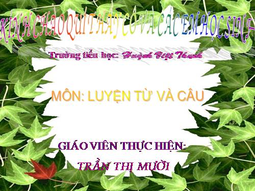 Tuần 14. MRVT: Từ ngữ về tình cảm gia đình. Câu kiểu Ai làm gì? Dấu chấm, dấu chấm hỏi