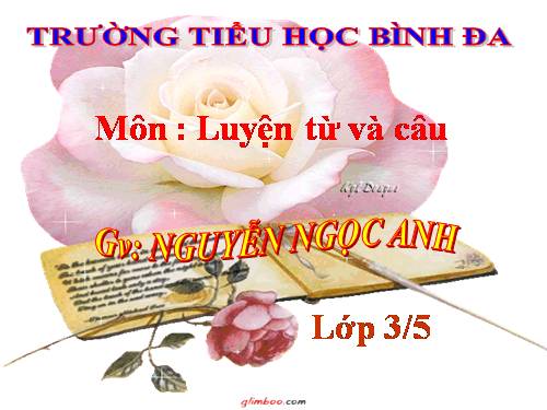 Tuần 1. Từ và câu