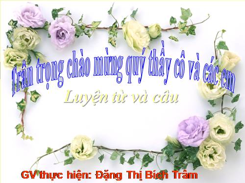 Tuần 20. MRVT: Từ ngữ về thời tiết. Đặt và trả lời câu hỏi: Khi nào? Dấu chấm, dấu chấm than