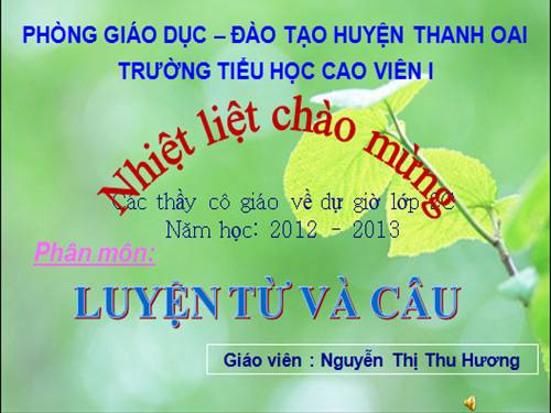 Tuần 26. MRVT: Từ ngữ về sông biển. Dấu phẩy