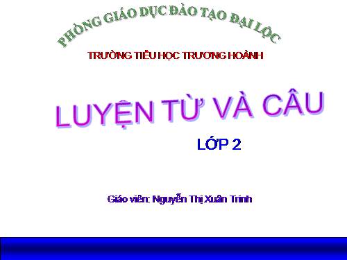 Tuần 24. MRVT: Từ ngữ về loài thú. Dấu chấm, dấu phẩy