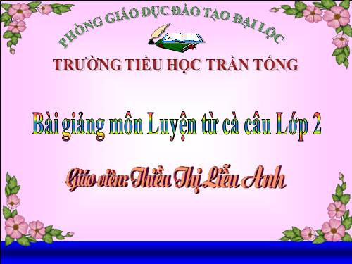 Tuần 20. MRVT: Từ ngữ về thời tiết. Đặt và trả lời câu hỏi: Khi nào? Dấu chấm, dấu chấm than