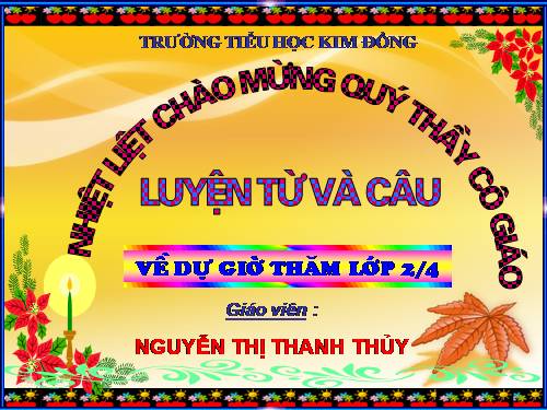 Tuần 12. MRVT: Từ ngữ về tình cảm. Dấu phẩy.