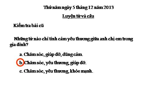 Tuần 15. Từ chỉ đặc điểm. Câu kiểu Ai thế nào?