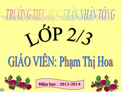 Tuần 5. Tên riêng và cách viết tên riêng. Câu kiểu Ai là gì?