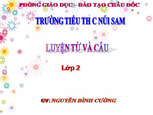 Tuần 8. Từ chỉ hoạt động, trạng thái. Dấu phẩy