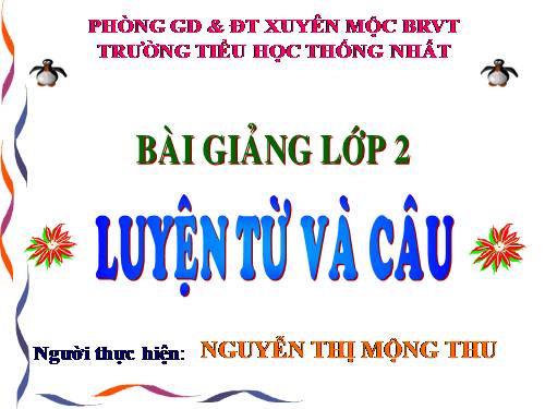 Tuần 22. MRVT: Từ ngữ về loài chim. Dấu chấm, dấu phẩy