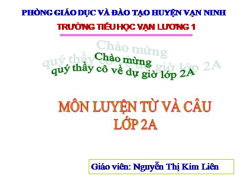 Tuần 21. MRVT: Từ ngữ về chim chóc. Đặt và trả lời câu hỏi: Ở đâu?