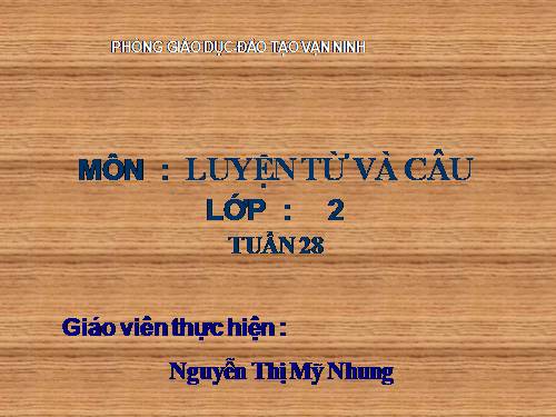 Tuần 28. MRVT: Từ ngữ về cây cối. Đặt và trả lời câu hỏi: Để làm gì? Dấu chấm, dấu phẩy