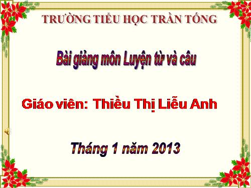 Tuần 21. MRVT: Từ ngữ về chim chóc. Đặt và trả lời câu hỏi: Ở đâu?