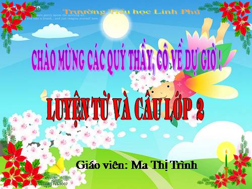 Tuần 28. MRVT: Từ ngữ về cây cối. Đặt và trả lời câu hỏi: Để làm gì? Dấu chấm, dấu phẩy