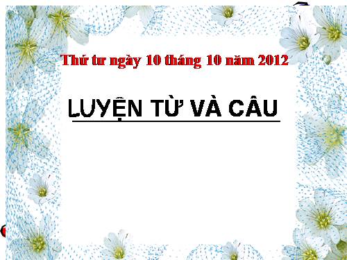 Tuần 8. Từ chỉ hoạt động, trạng thái. Dấu phẩy