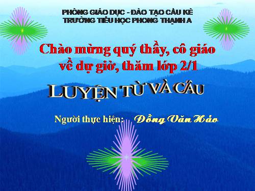 Tuần 10. MRVT: Từ ngữ về họ hàng. Dấu chấm, dấu chấm hỏi