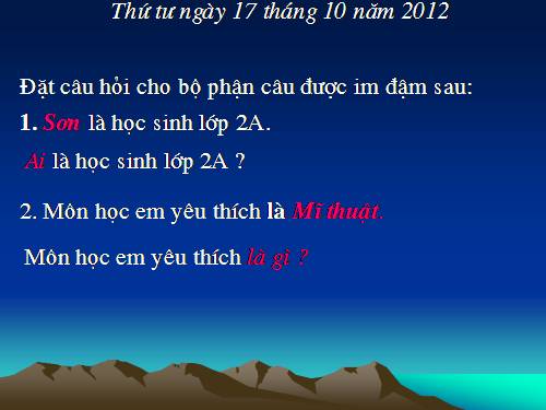 Tuần 7. MRVT: Từ ngữ về các môn học. Từ chỉ hoạt động