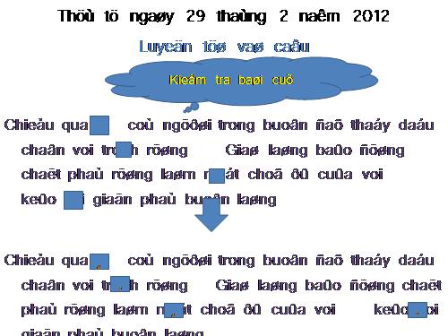 Tuần 25. MRVT: Từ ngữ về sông biển. Đặt và trả lời câu hỏi: Vì sao?