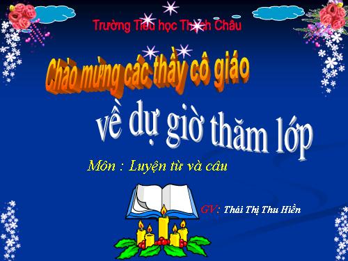 Tuần 11. MRVT: Từ ngữ về đồ dùng và công việc trong nhà