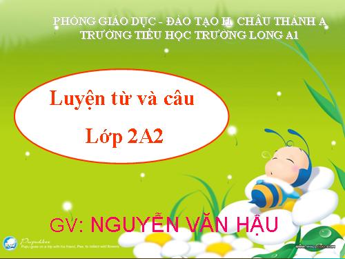 Tuần 11. MRVT: Từ ngữ về đồ dùng và công việc trong nhà