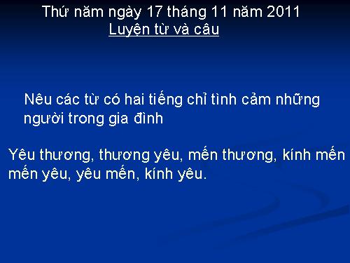 Tuần 13. MRVT: Từ ngữ về công việc gia đình. Câu kiểu Ai làm gì?