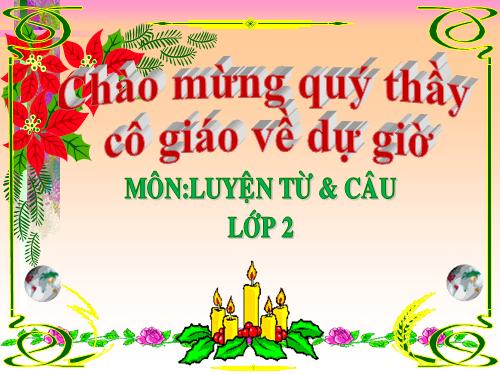 Tuần 8. Từ chỉ hoạt động, trạng thái. Dấu phẩy