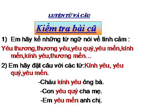 Tuần 13. MRVT: Từ ngữ về công việc gia đình. Câu kiểu Ai làm gì?