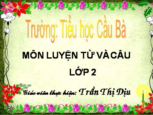 Tuần 23. MRVT: Từ ngữ về muông thú. Đặt và trả lời câu hỏi: Như thế nào?