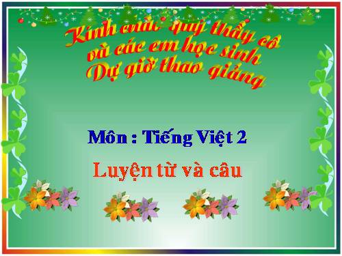 Tuần 28. MRVT: Từ ngữ về cây cối. Đặt và trả lời câu hỏi: Để làm gì? Dấu chấm, dấu phẩy