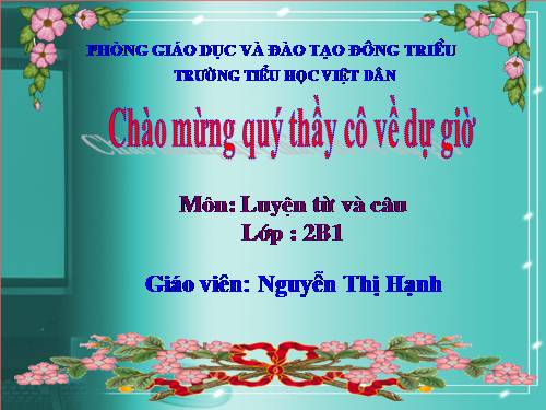 Tuần 21. MRVT: Từ ngữ về chim chóc. Đặt và trả lời câu hỏi: Ở đâu?