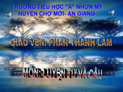 Tuần 33. MRVT: Từ ngữ chỉ nghề nghiệp