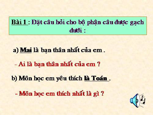 Tuần 7. MRVT: Từ ngữ về các môn học. Từ chỉ hoạt động