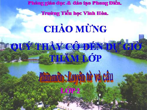 Tuần 15. Từ chỉ đặc điểm. Câu kiểu Ai thế nào?