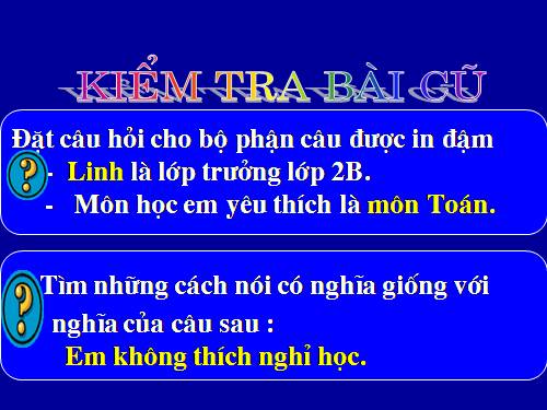 Tuần 7. MRVT: Từ ngữ về các môn học. Từ chỉ hoạt động