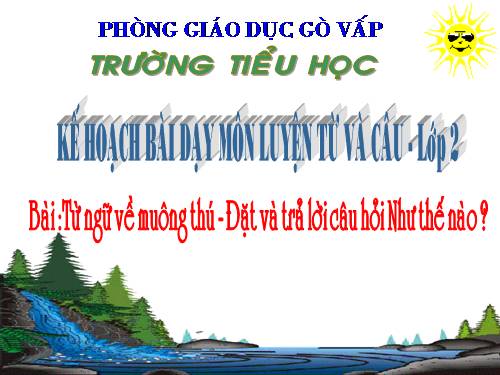 Tuần 23. MRVT: Từ ngữ về muông thú. Đặt và trả lời câu hỏi: Như thế nào?