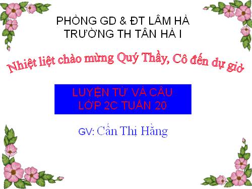 Tuần 20. MRVT: Từ ngữ về thời tiết. Đặt và trả lời câu hỏi: Khi nào? Dấu chấm, dấu chấm than