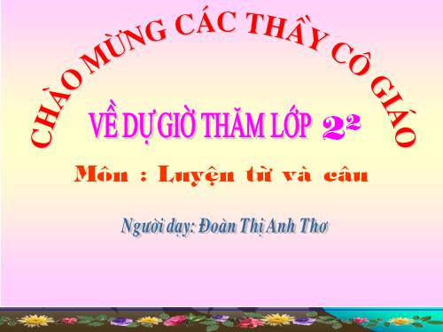 Tuần 8. Từ chỉ hoạt động, trạng thái. Dấu phẩy