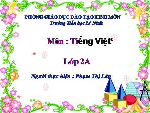 Tuần 8. Từ chỉ hoạt động, trạng thái. Dấu phẩy