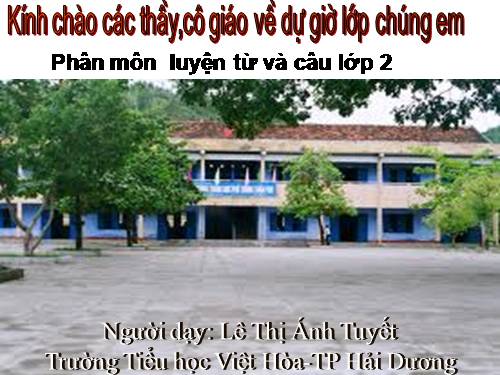 Tuần 8. Từ chỉ hoạt động, trạng thái. Dấu phẩy