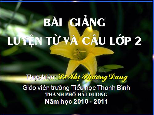 Tuần 8. Từ chỉ hoạt động, trạng thái. Dấu phẩy