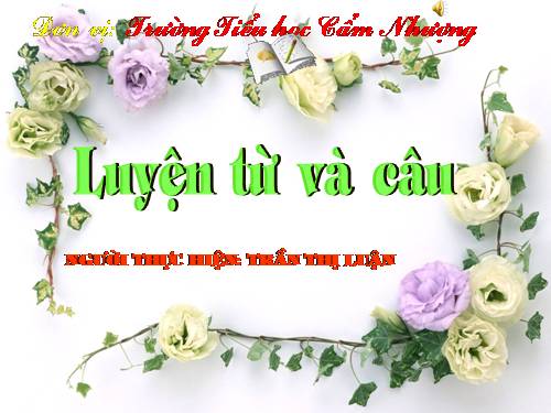 Tuần 12. MRVT: Từ ngữ về tình cảm. Dấu phẩy.