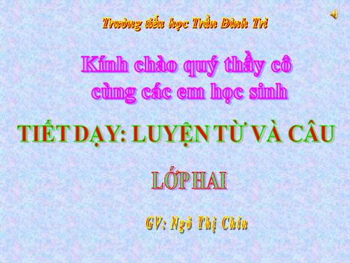 Tuần 14. MRVT: Từ ngữ về tình cảm gia đình. Câu kiểu Ai làm gì? Dấu chấm, dấu chấm hỏi