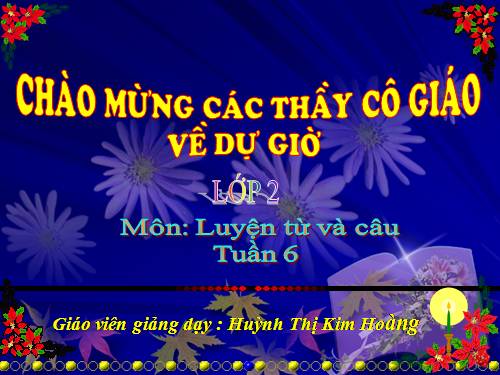 Tuần 6. Câu kiểu Ai là gì? Khẳng định, phủ định. MRVT: Từ ngữ về đồ dùng học tập