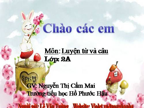 Tuần 16. Từ chỉ tính chất. Câu kiểu Ai thế nào? MRVT: Từ ngữ về vật nuôi