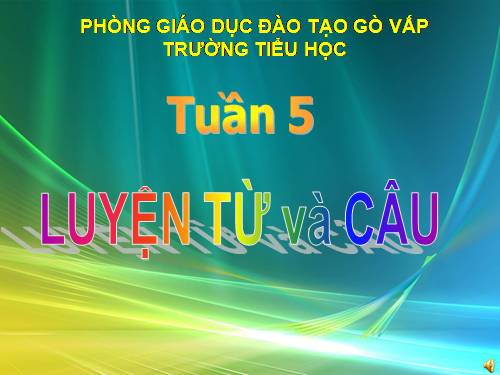 Tuần 5. Tên riêng và cách viết tên riêng. Câu kiểu Ai là gì?