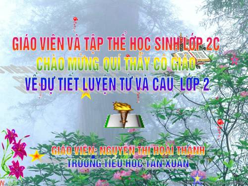 Tuần 25. MRVT: Từ ngữ về sông biển. Đặt và trả lời câu hỏi: Vì sao?