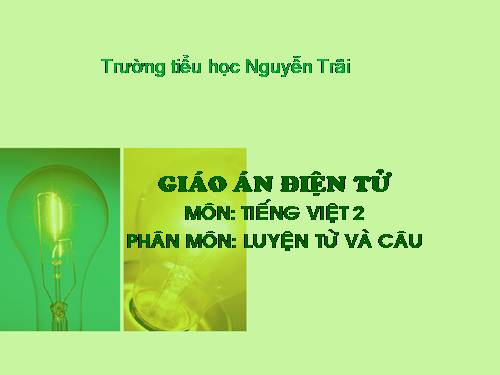 Tuần 28. MRVT: Từ ngữ về cây cối. Đặt và trả lời câu hỏi: Để làm gì? Dấu chấm, dấu phẩy