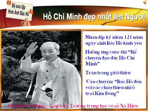 Kể chuyện đạo đức Hồ Chí Minh