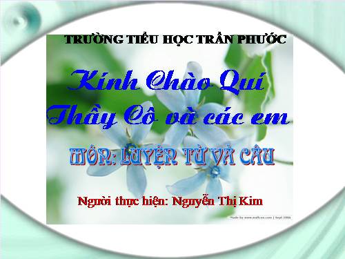 Tuần 8. Từ chỉ hoạt động, trạng thái. Dấu phẩy