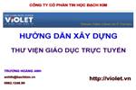 cách tạo trang web trên violet