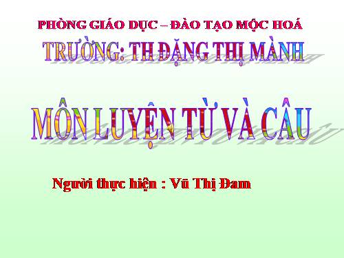 Tuần 22. MRVT: Từ ngữ về loài chim. Dấu chấm, dấu phẩy