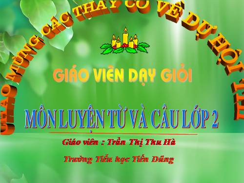 Tuần 11. MRVT: Từ ngữ về đồ dùng và công việc trong nhà