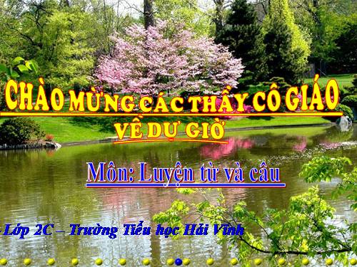 Tuần 21. MRVT: Từ ngữ về chim chóc. Đặt và trả lời câu hỏi: Ở đâu?